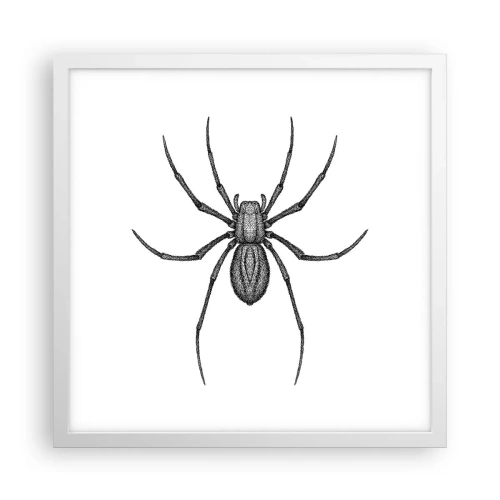 Plakát v bílém rámu - Znepokojivá přesnost - 40x40 cm