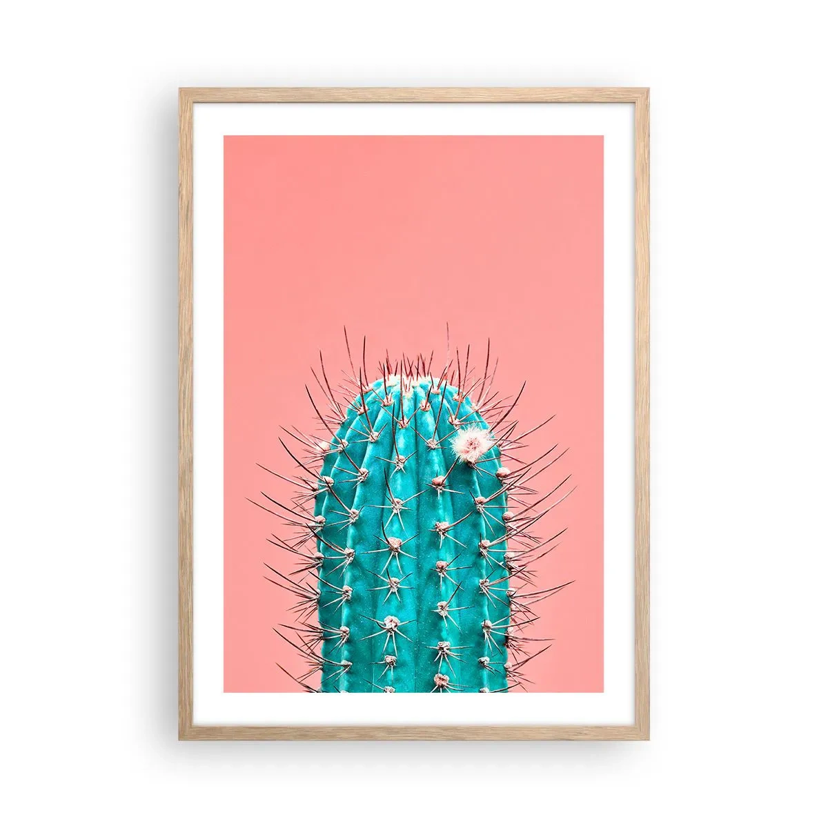 Plakát v rámu světlý dub - Jen koukej - 50x70 cm
