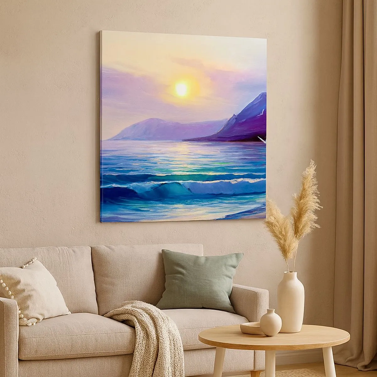 Obraz na plátně - Křišťál vody a vzduchu - 30x30 cm