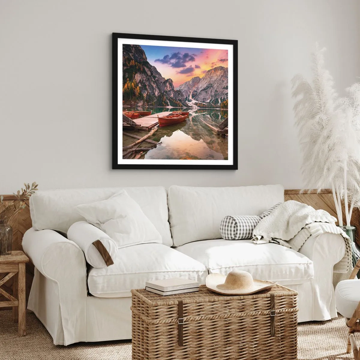 Plakát v černém rámu - Slib dne - 40x40 cm