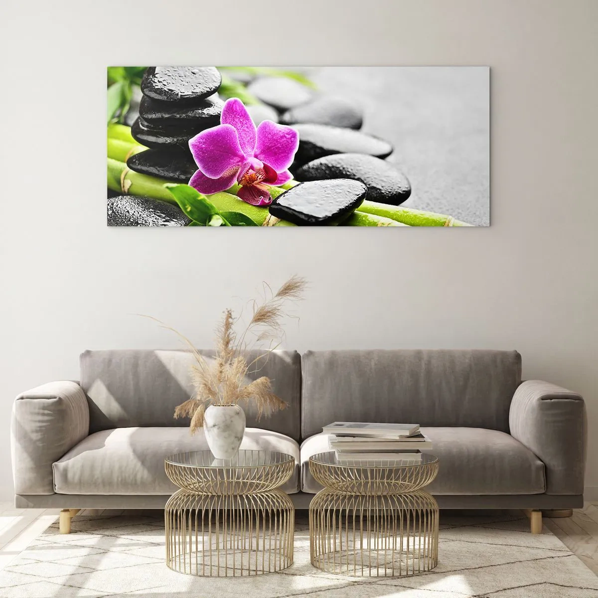 Obraz na skle - V klidné rovnováze - 90x30 cm