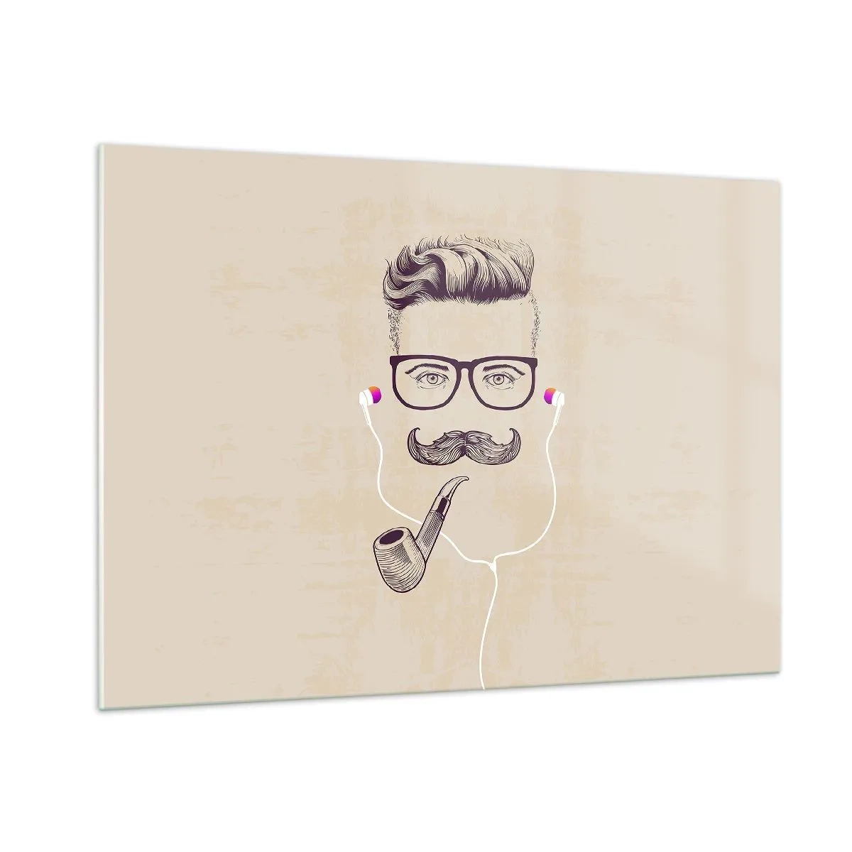 Obraz na skle - Skutečný muž? - 100x70 cm