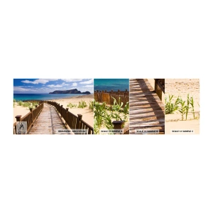 Vzor Fototapety Samolepicí Deluxe Sticker - Vezmi mě na šťastné ostrovy - Krajina, Pláž, Madeira - 100x30 cm