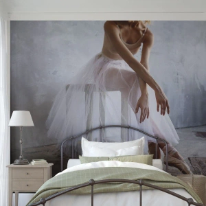 Fototapeta Premium Canvas - Než se rozsvítí světla rampy - Balerína, Balet, Tanec - 200x140 cm