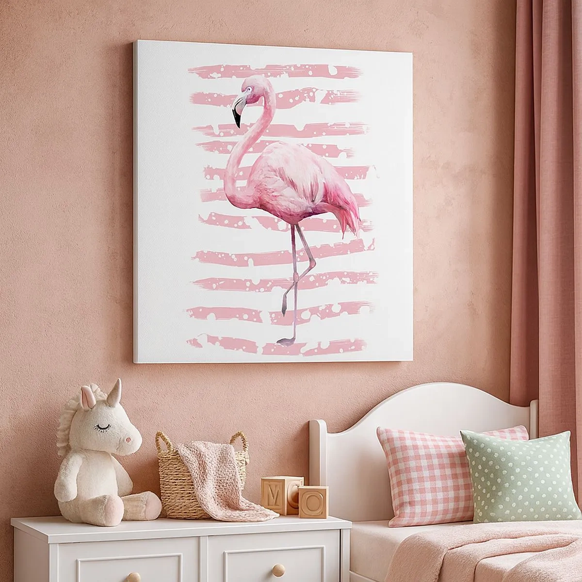 Obraz na plátně - Důstojně, i když v růžové - 30x30 cm