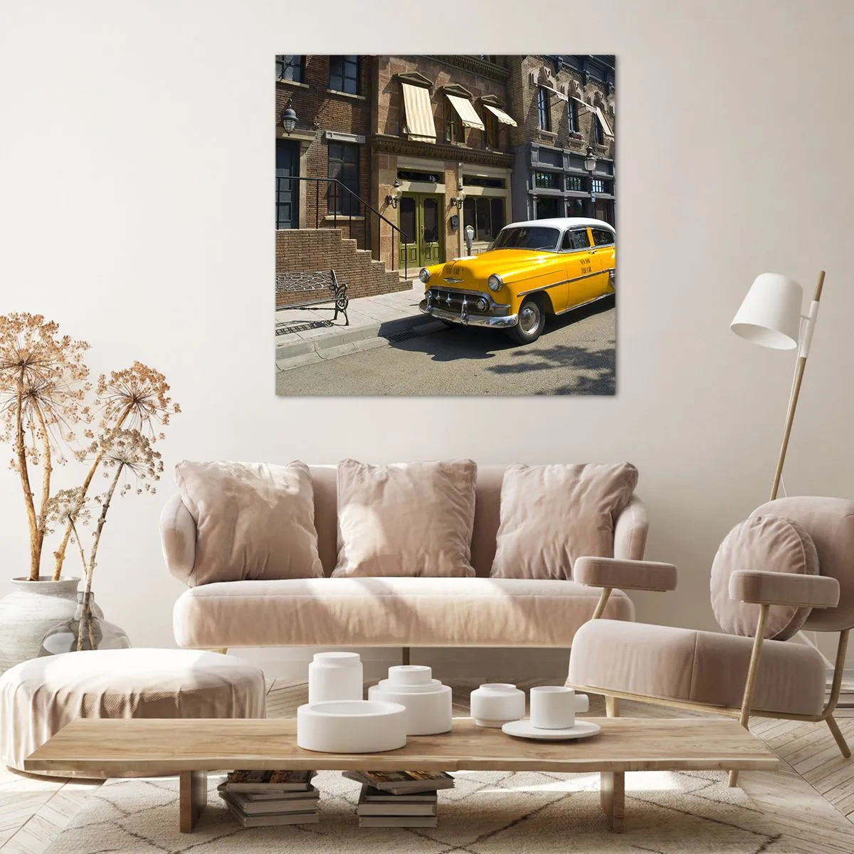 Obraz na plátně - Kdysi dávno v Americe - 50x50 cm