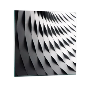 Obraz na skle - Na hladině vln - 50x50 cm