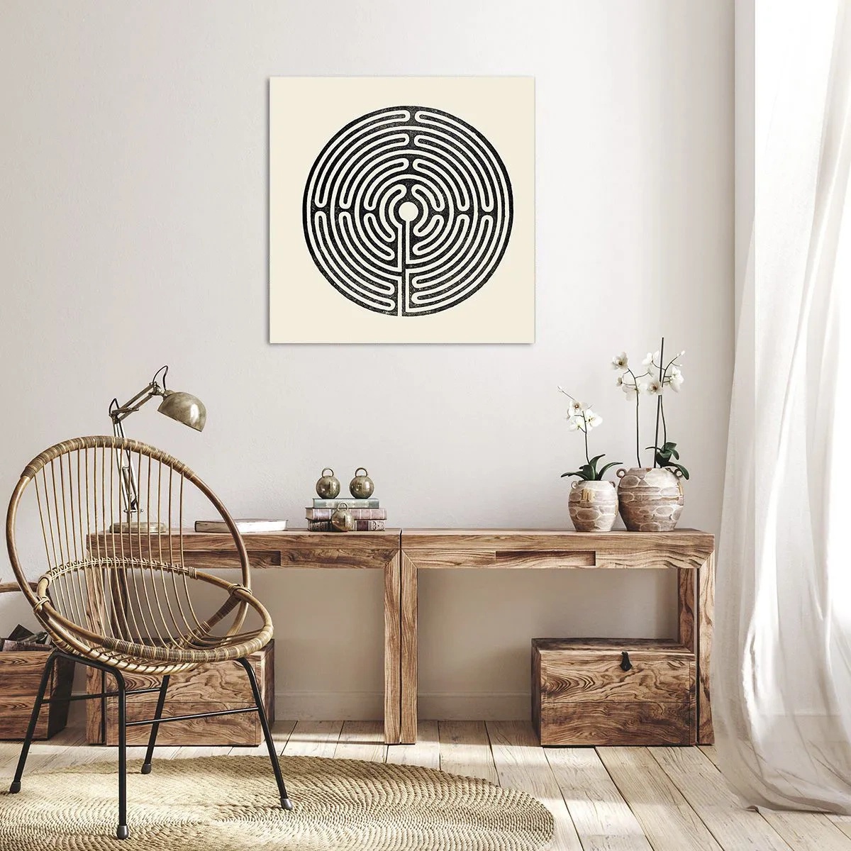 Obraz na plátně - Tajemný řád - 60x60 cm