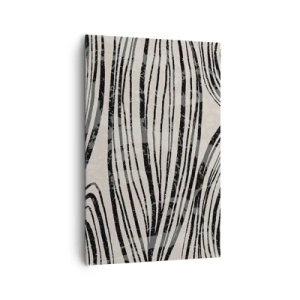 Obraz na plátně - Močál s liniemi - 80x120 cm