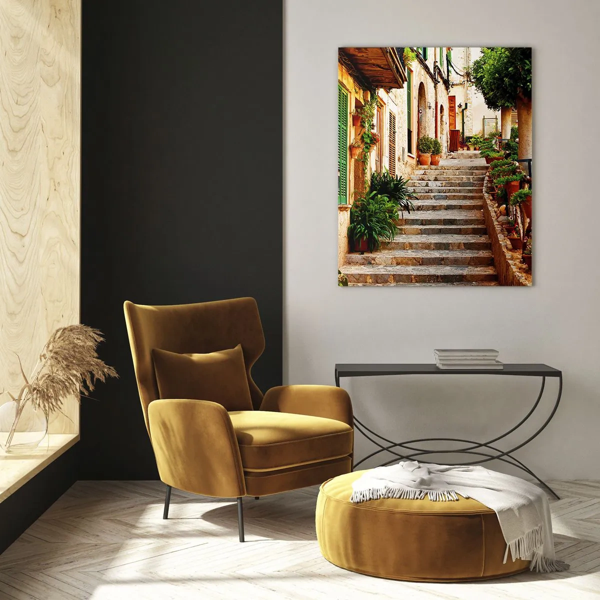 Obraz na skle - Kouzlo španělské dovolené - 80x120 cm