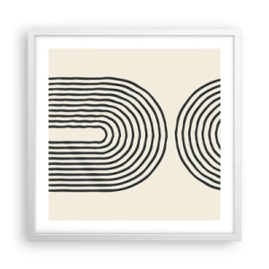 Plakát v bílém rámu - Již brzy… - 50x50 cm