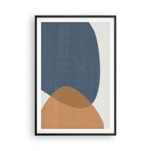 Plakát v černém rámu - Ovály a vlivy - 61x91 cm