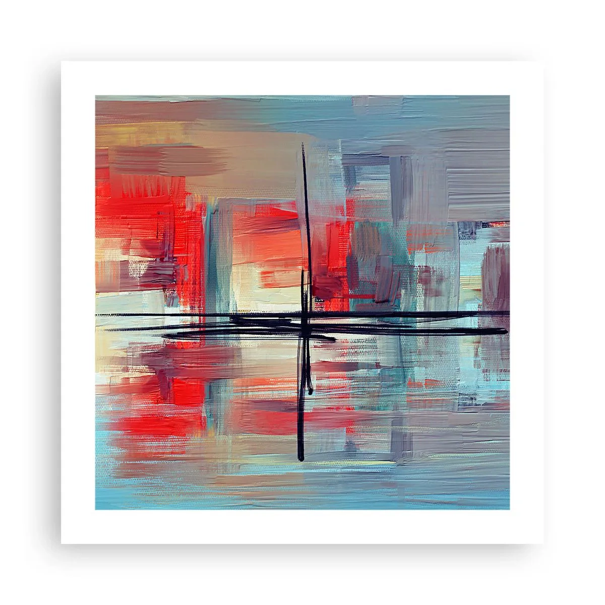 Plakát - Krajina v neznámé dimenzi - 50x50 cm