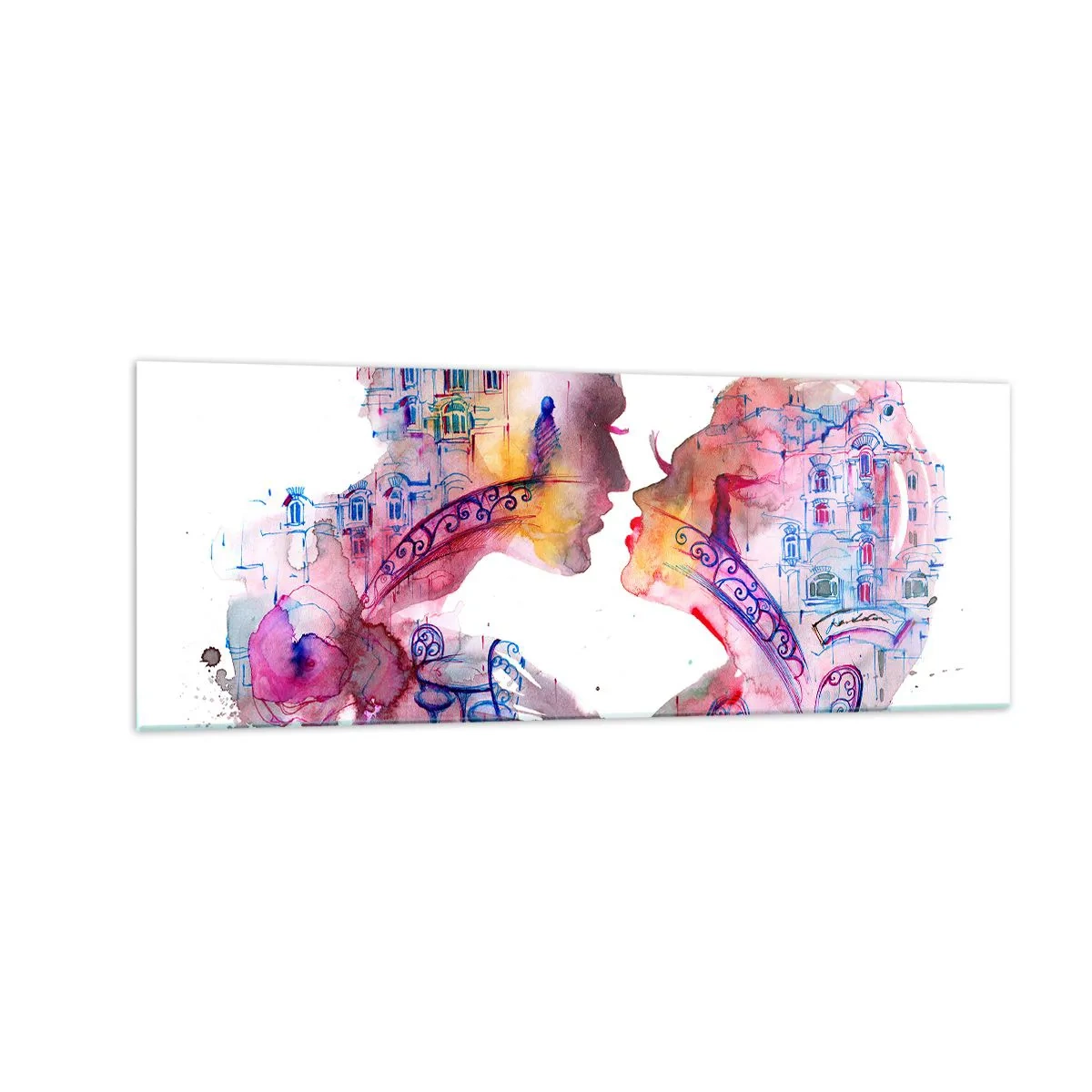 Obraz na skle - Tajemný most vzdychání - 140x50 cm