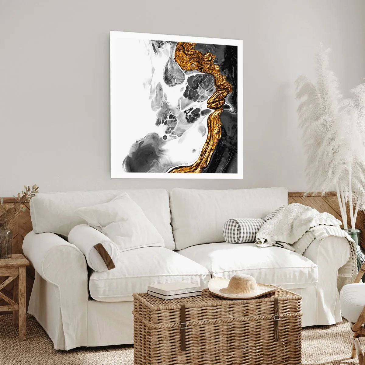 Plakát - Organická kompozice - 30x30 cm