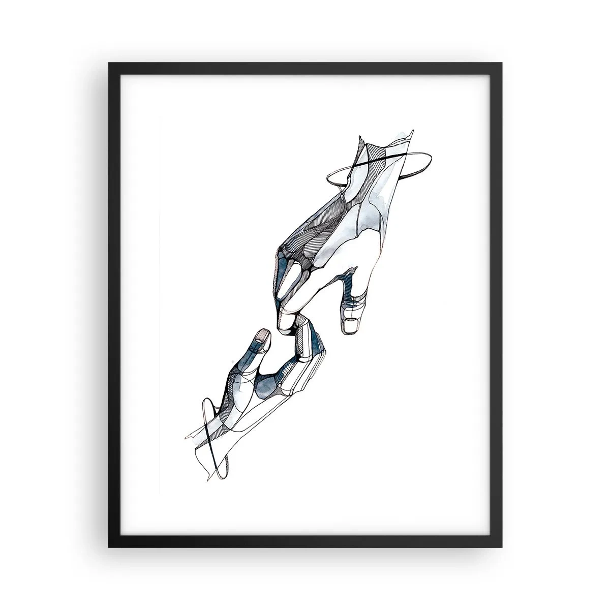 Plakát v černém rámu - Dobré gesto - 40x50 cm