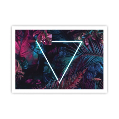 Plakát - Zahrada v disco stylu - 100x70 cm