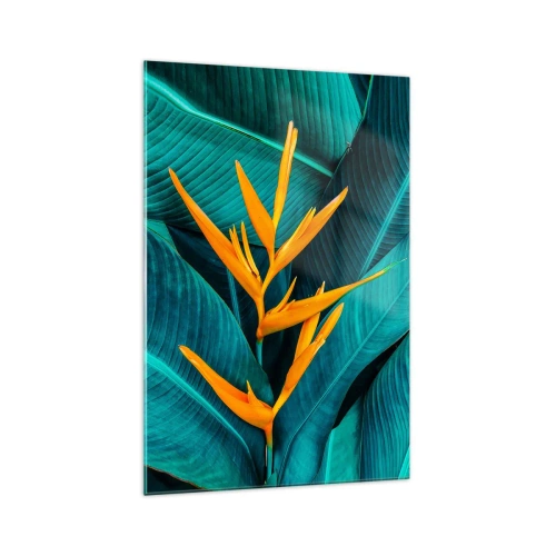 Obraz na skle - Rajský květ - 70x100 cm