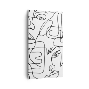 Obraz na plátně - Ve spletených emocích - 45x80 cm