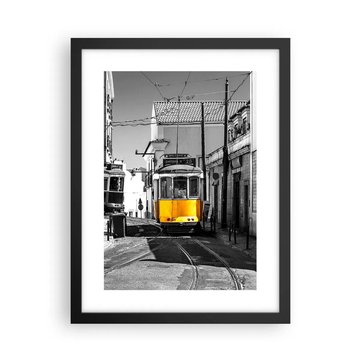 Plakát v černém rámu - Duch Lisabonu - 30x40 cm