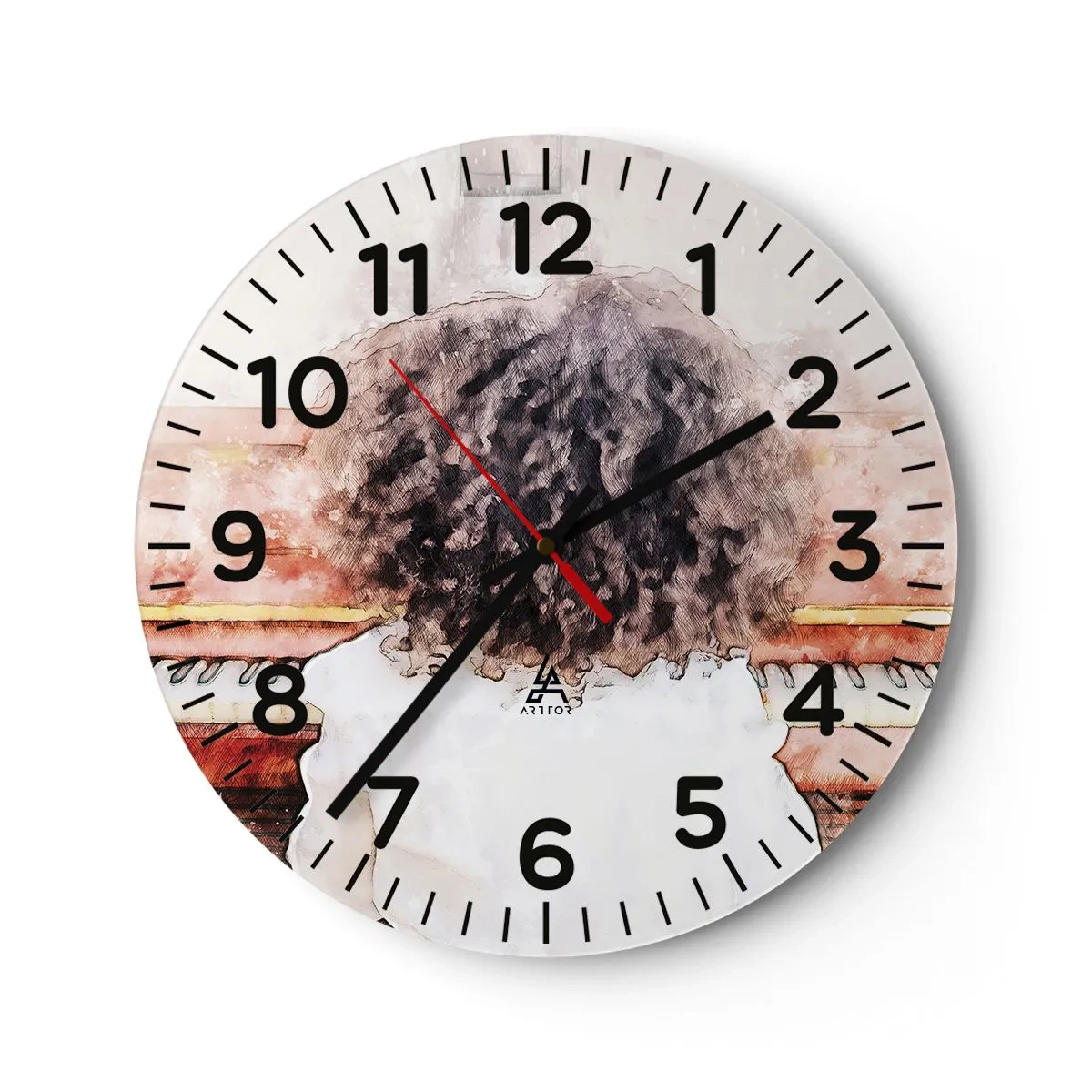 Nástěnné hodiny - V novém světě - 40x40 cm