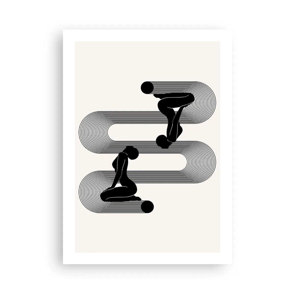 Plakát - Smyslná symetrie - 50x70 cm