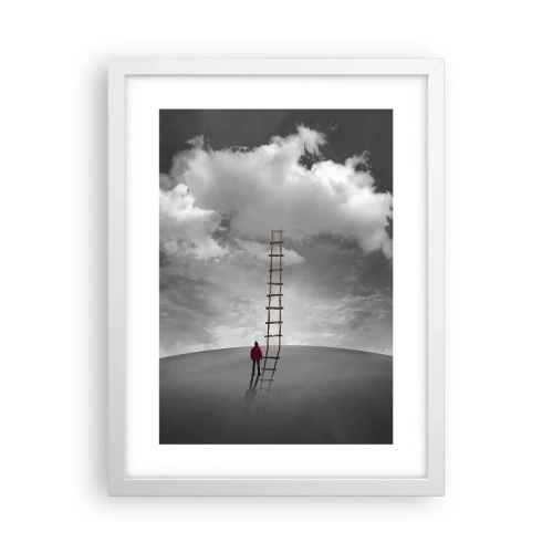 Plakát v bílém rámu - Všechno je možné - 30x40 cm