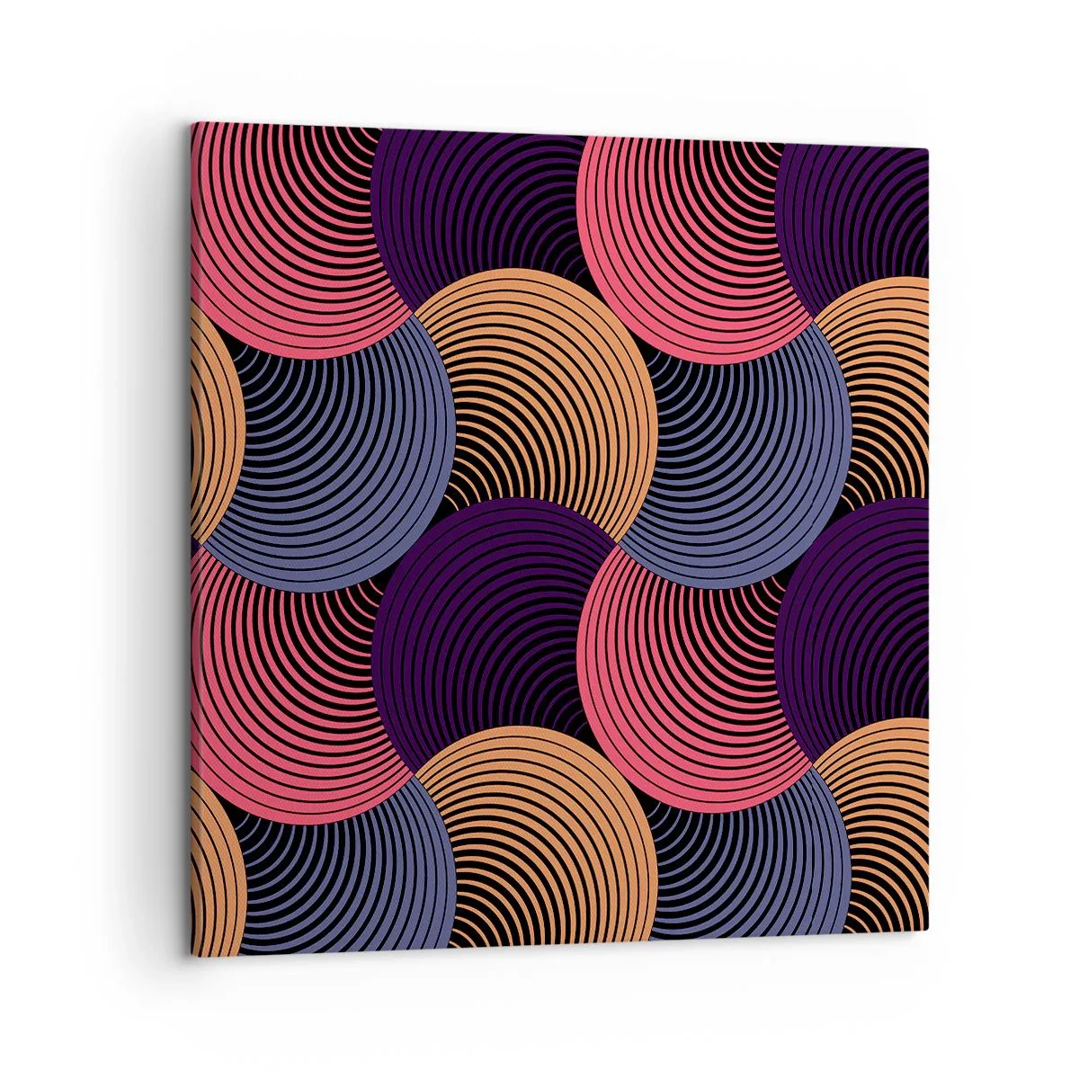 Obraz na plátně - V kruhovém rytmu - 50x50 cm