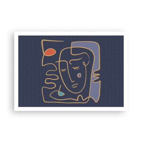 Plakát - V zádumčivosti - 100x70 cm