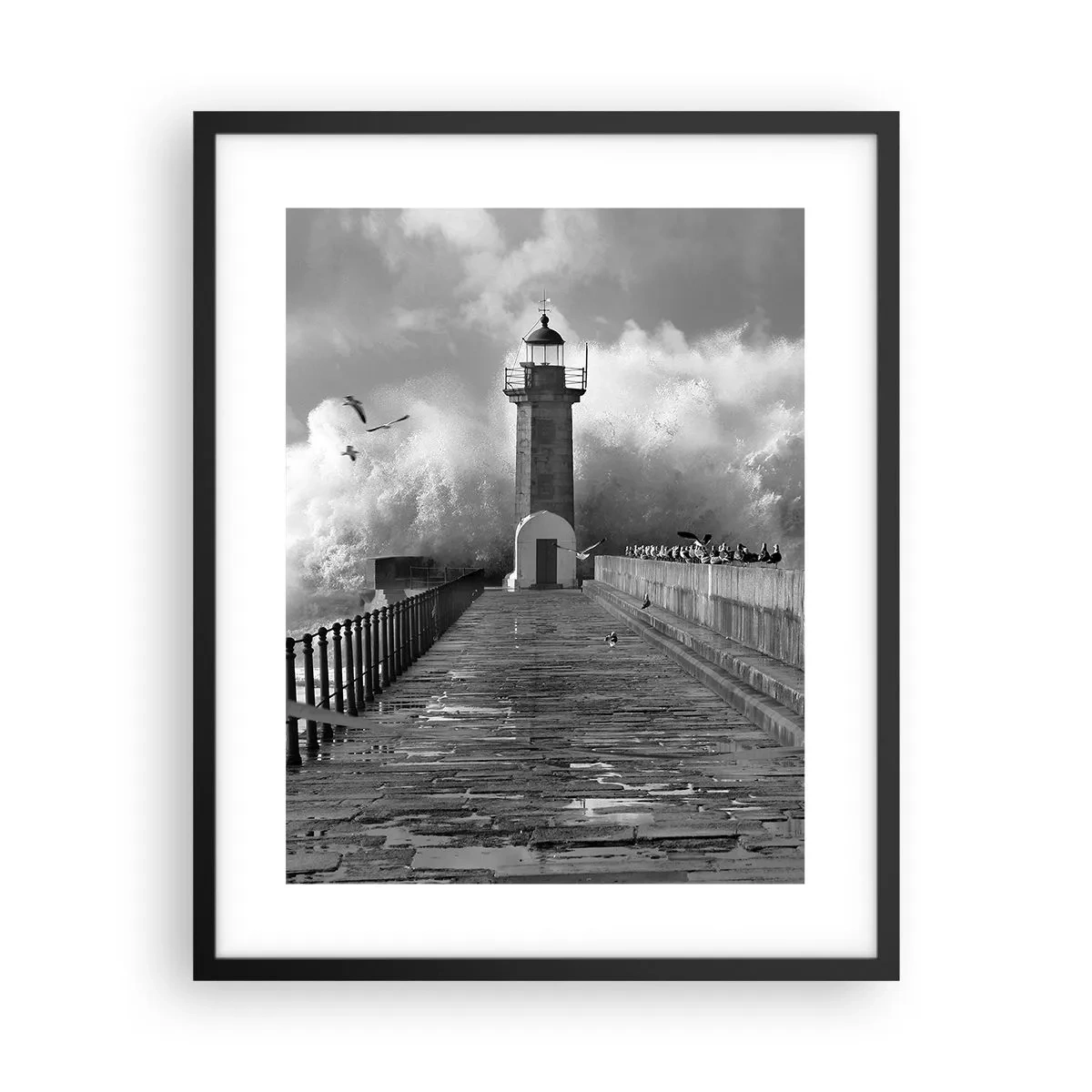 Plakát v černém rámu - Nebojácná - 40x50 cm