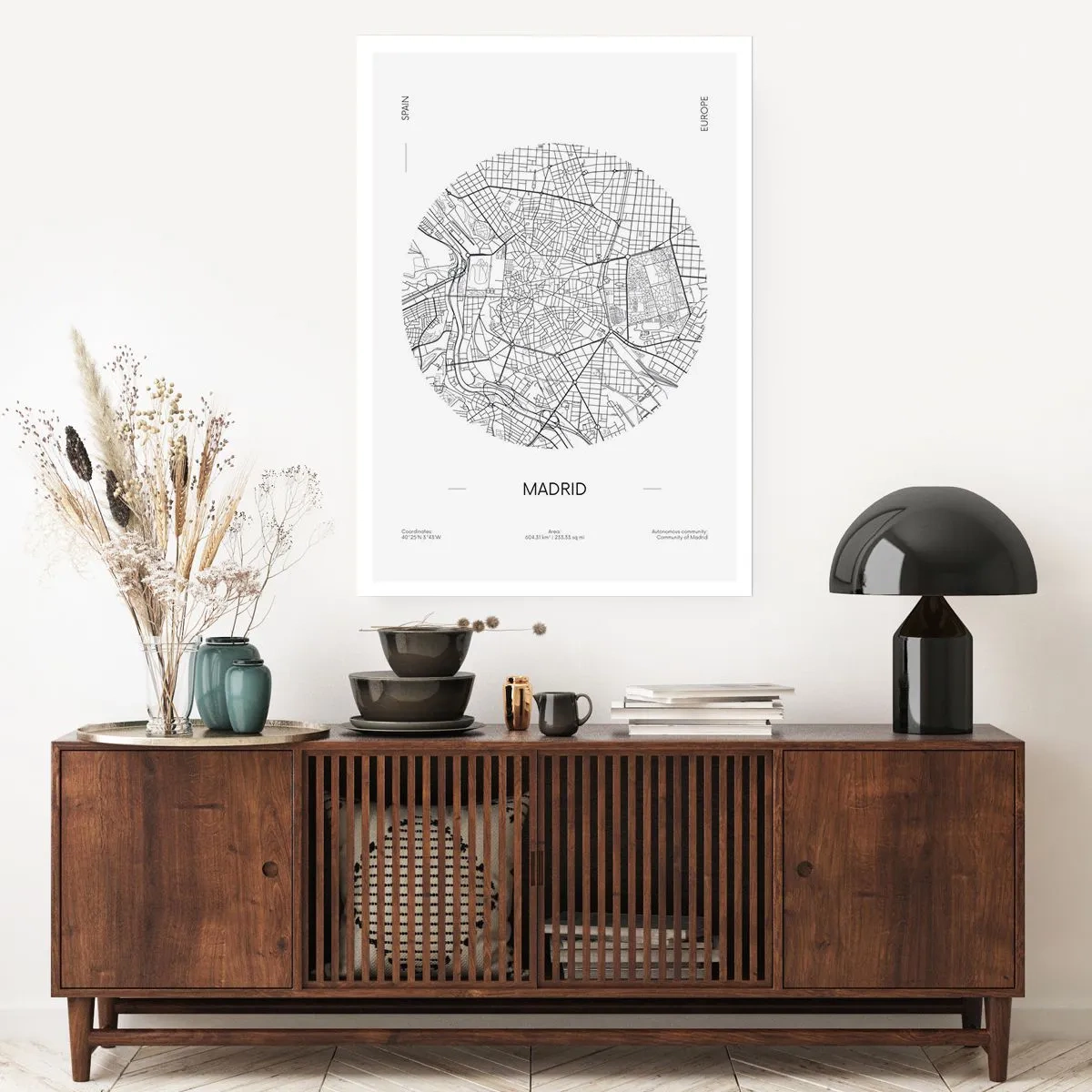 Plakát - Anatomie Madridu - 50x70 cm