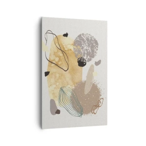 Obraz na plátně - Abstraktní švestka - 80x120 cm