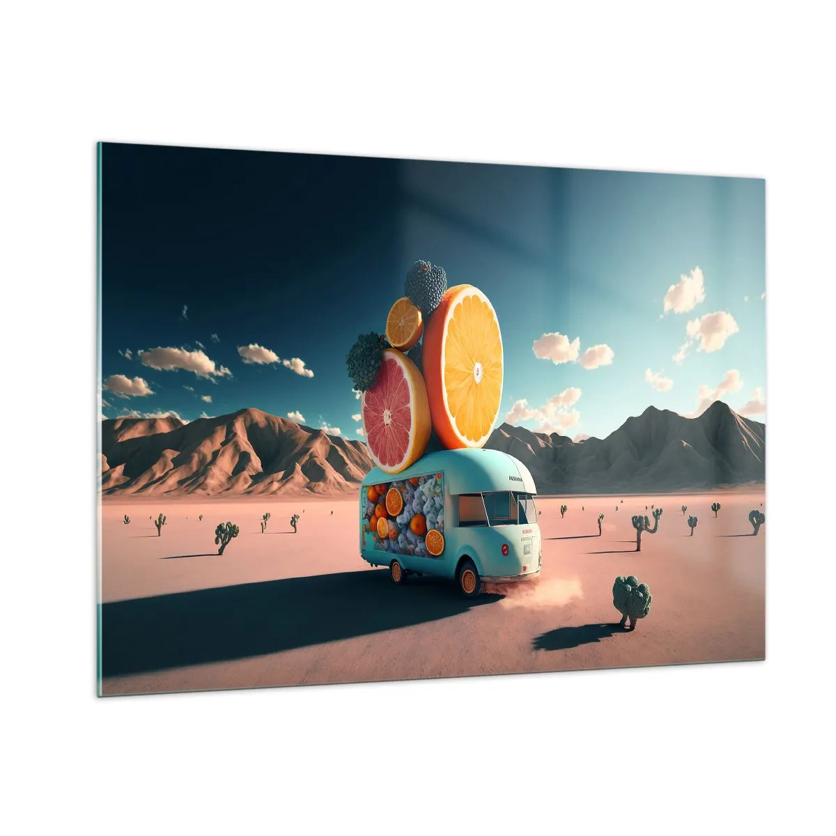 Obraz na skle - Chuť prázdnin - 100x70 cm