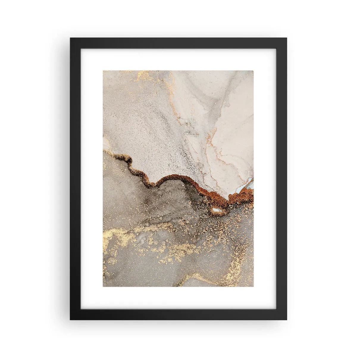 Plakát v černém rámu - Na hranici barev - 30x40 cm