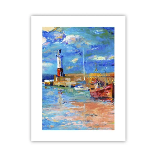 Plakát - Odpoledne v duhové zátoce - 30x40 cm