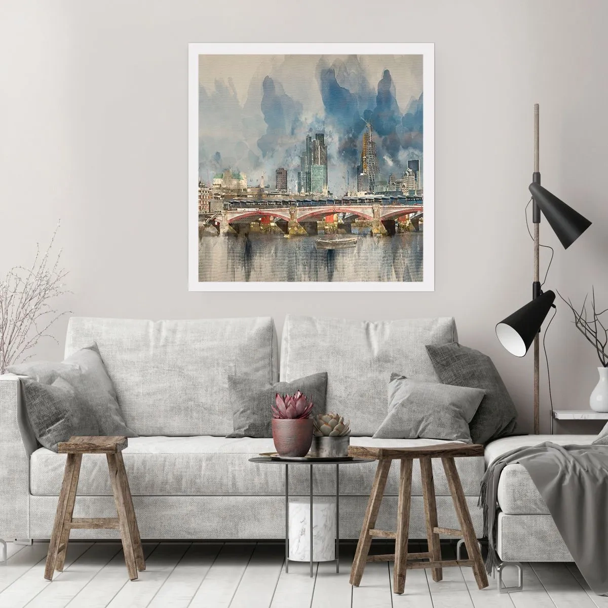 Plakát - Londýn v celé své kráse - 60x60 cm