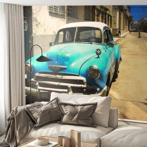 Fototapeta Premium Canvas - Evviva Cuba! - Automobilový průmysl, Auto, Kuba - 150x105 cm