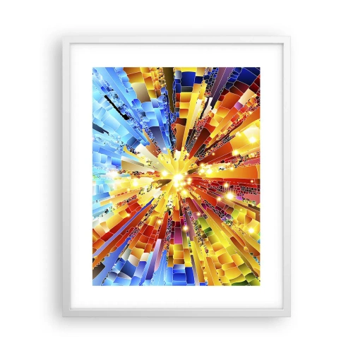 Plakát v bílém rámu - In medias res - 40x50 cm