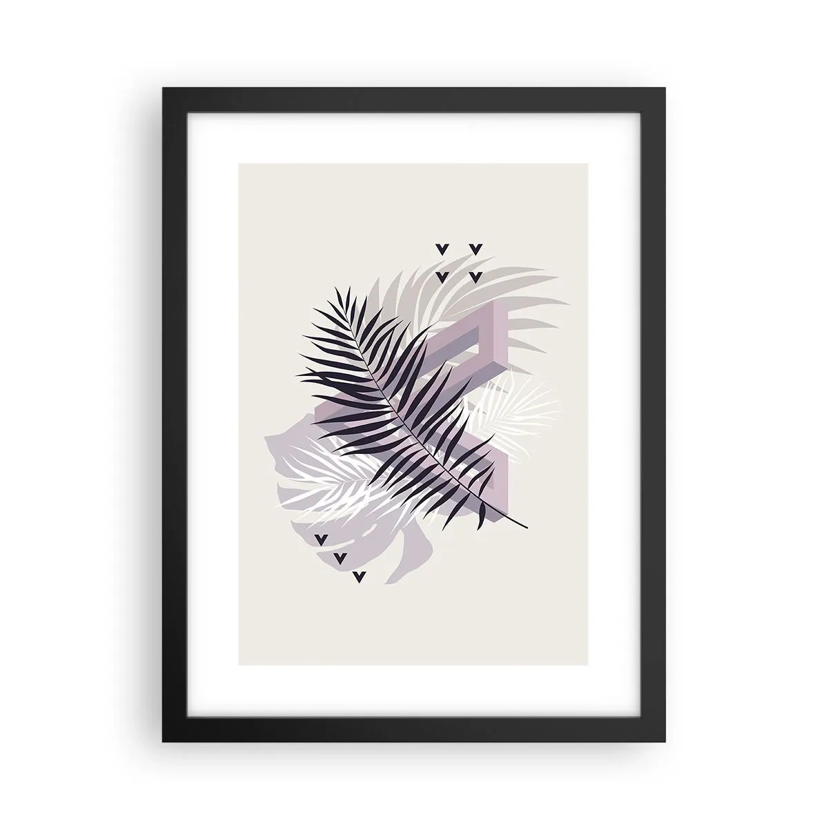 Plakát v černém rámu - Stín stínu - 30x40 cm