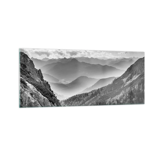 Obraz na skle - Až k obzoru - 100x40 cm