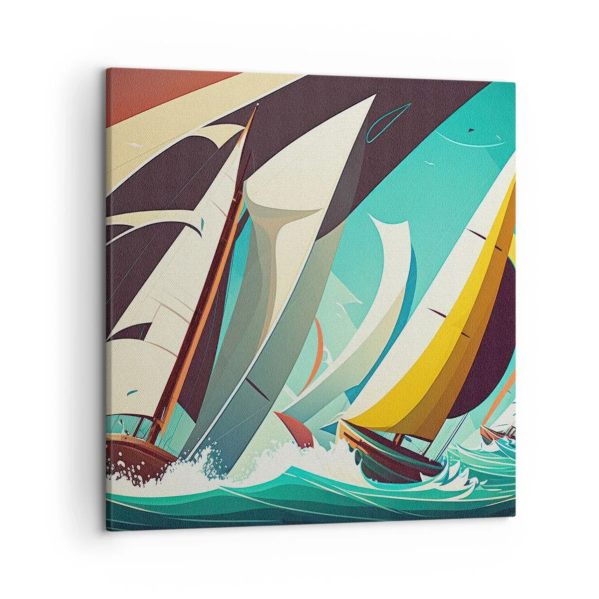 Obraz na plátně - Jak vycházet s živly - 50x50 cm