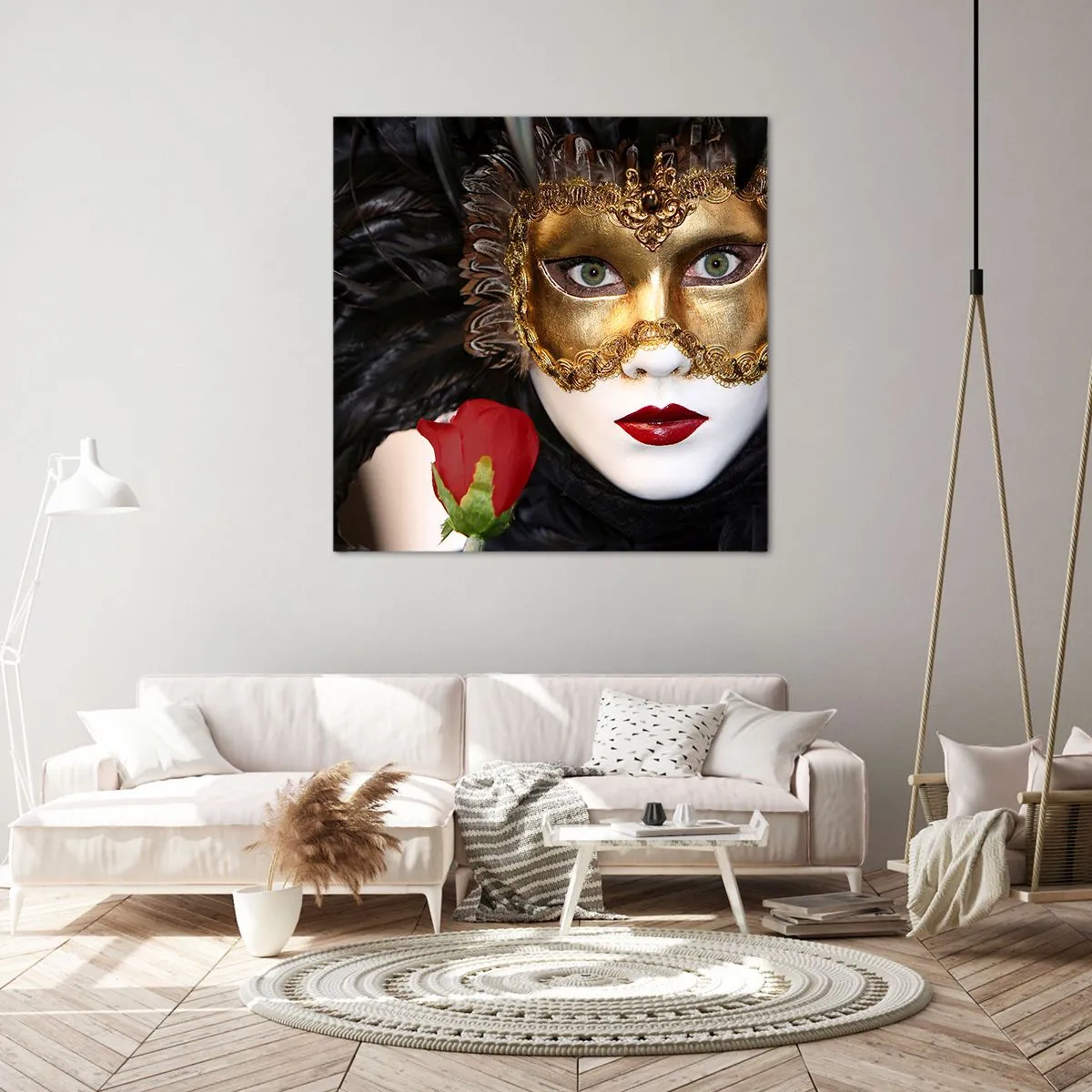 Obraz na plátně - Protože život je velký bál - 60x60 cm