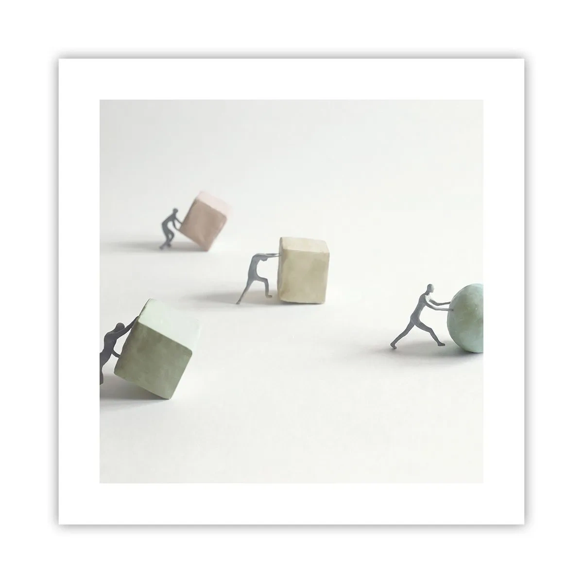 Plakát - Život samotný - 40x40 cm