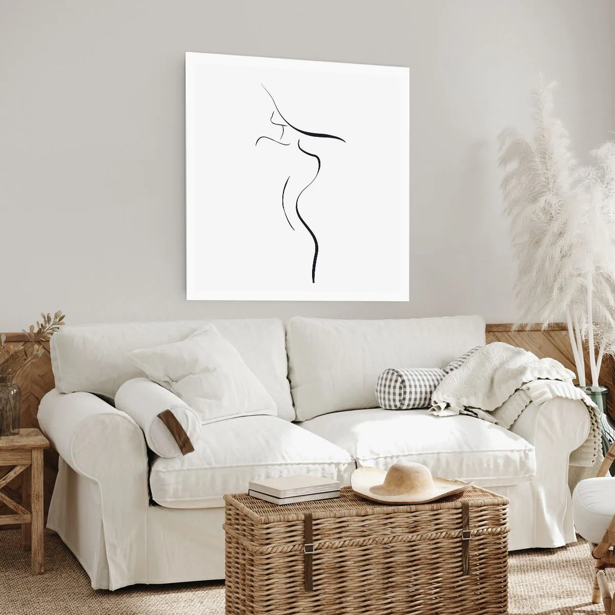 Plakát - Nepolapitelná jako vlna - 60x60 cm