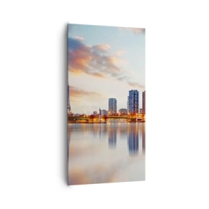 Obraz na plátně - Monumentální klid Paříže - 65x120 cm