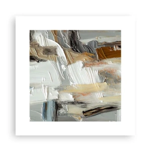Plakát - Barevné nahromadění - 30x30 cm