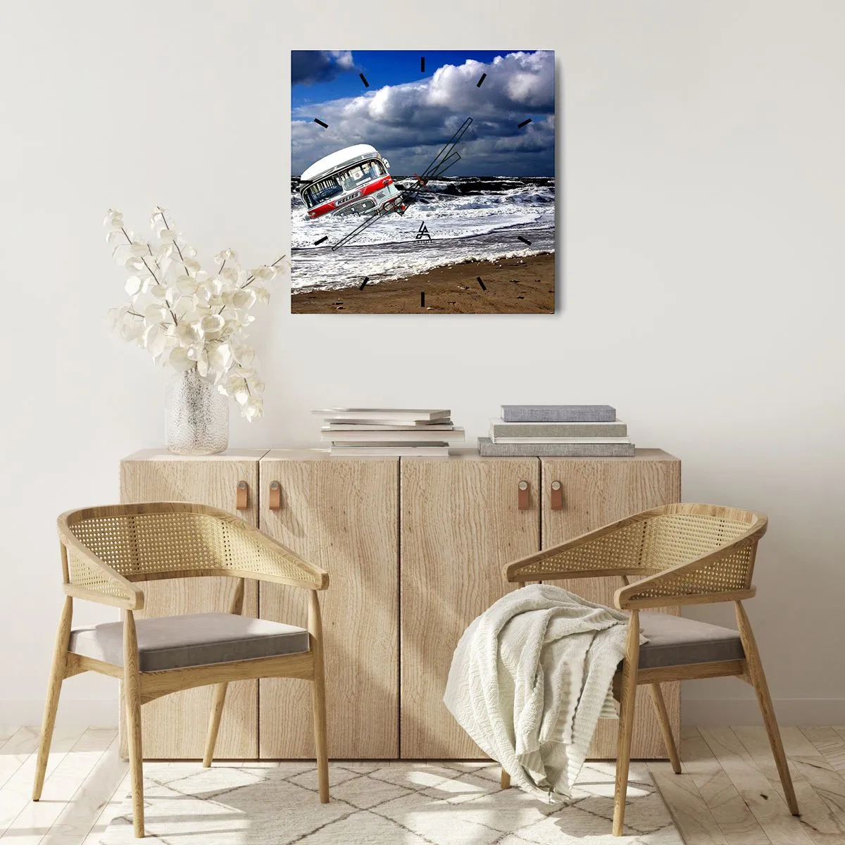 Nástěnné hodiny - A čemu se divíš? - 30x30 cm