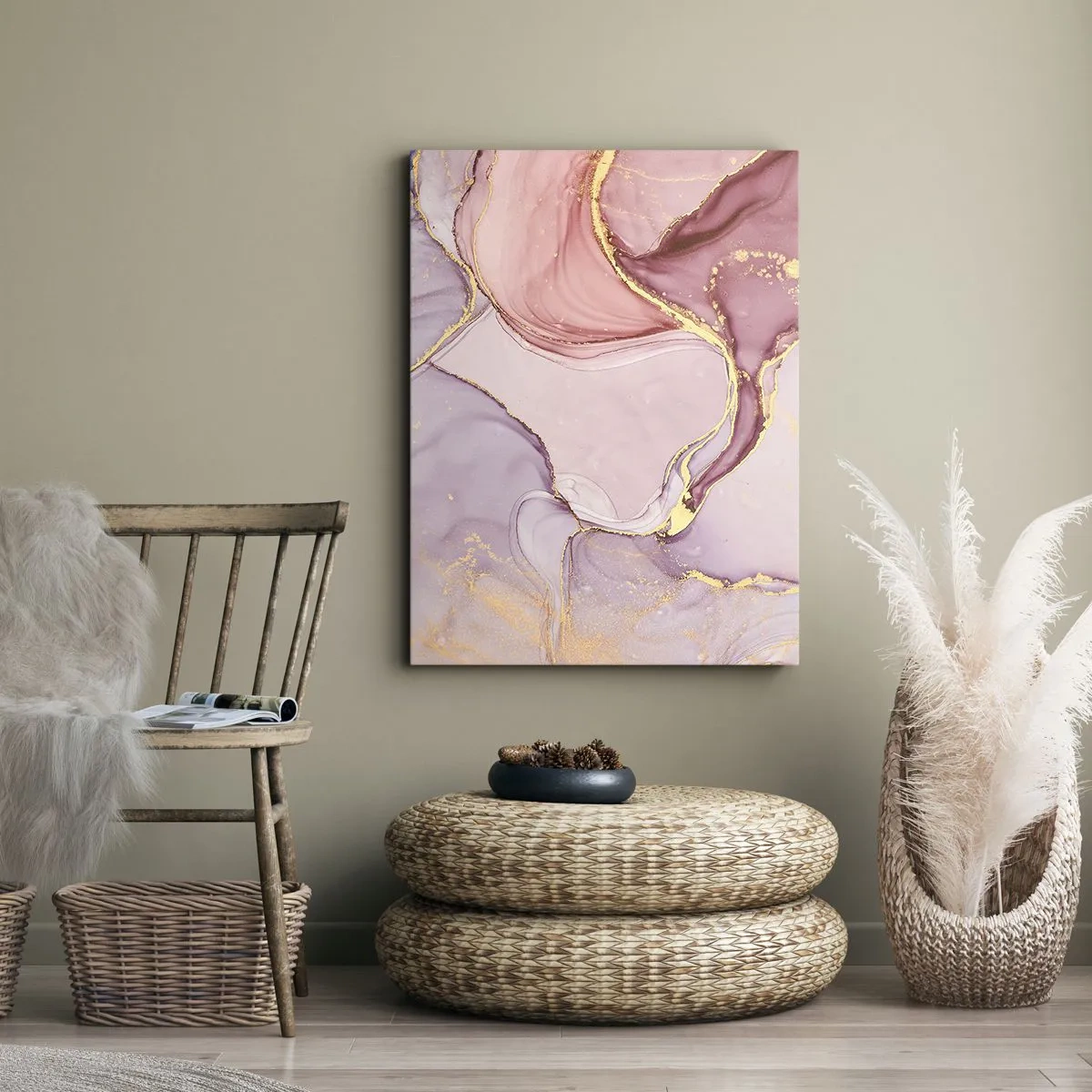 Obraz na plátně - Mazlení barev - 55x100 cm