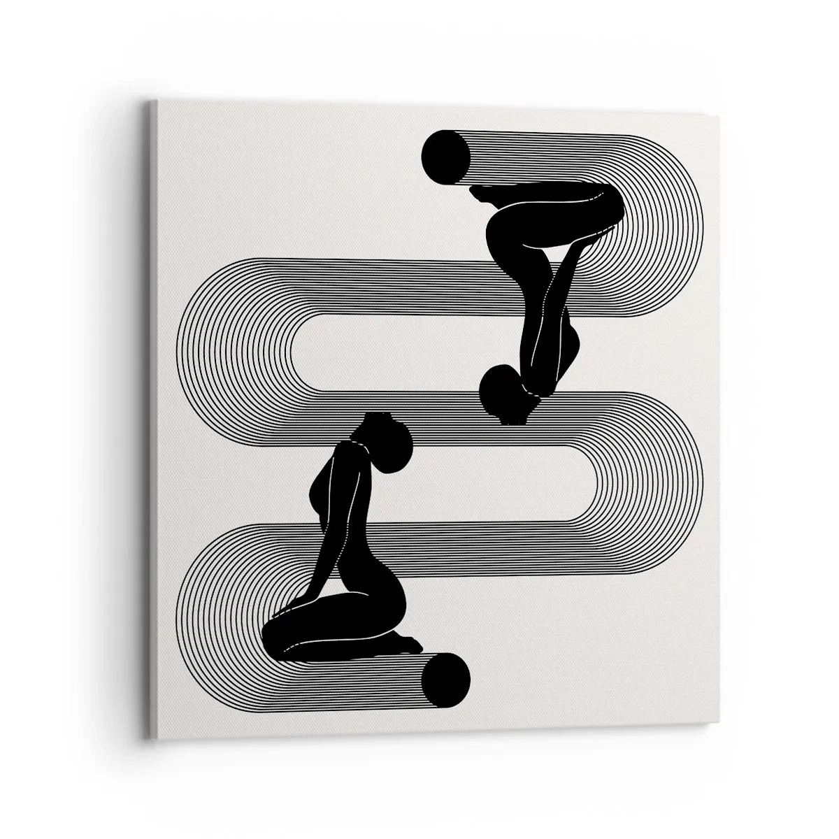 Obraz na plátně - Smyslná symetrie - 70x70 cm