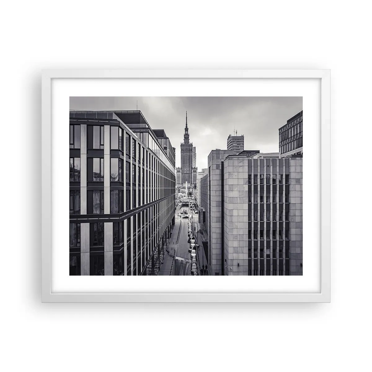 Plakát v bílém rámu - Varšavské údolí - 50x40 cm